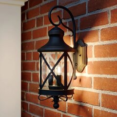 Lucande Marcellino āra sienas lampa, rūsas krāsa cena un informācija | Āra apgaismojums | 220.lv