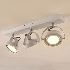 Munin LED prožektors, regulējams, balts, 3 spuldzes cena un informācija | Griestu lampas | 220.lv