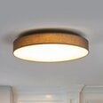 Тканевый светодиодный потолочный светильник Saira, 50 см, серый