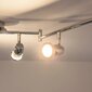 Sešu spuldžu LED hromēta griestu lampa Arminius cena un informācija | Griestu lampas | 220.lv