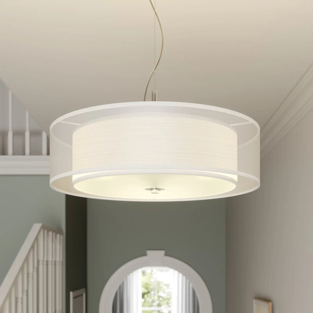 Tekstila piekaramā lampa Pikka ar E27 LED spuldzēm cena un informācija | Piekaramās lampas | 220.lv