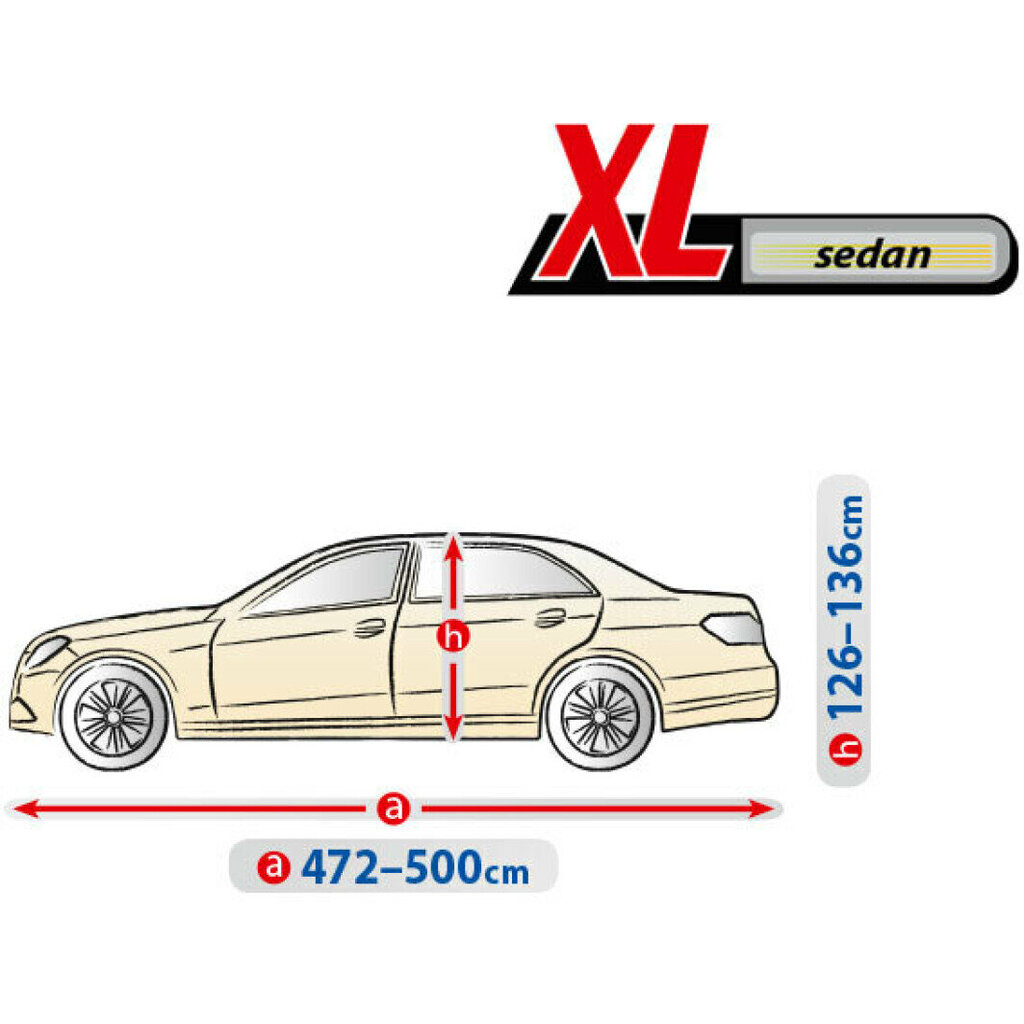 Automašīnas pārvalks Kegel-Blazusiak, XL izmērs, 472-500 cm цена и информация | Auto piederumi | 220.lv