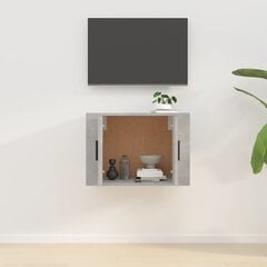 vidaXL sienas TV skapītis, betona pelēks, 57x34,5x40 cm cena un informācija | TV galdiņi | 220.lv