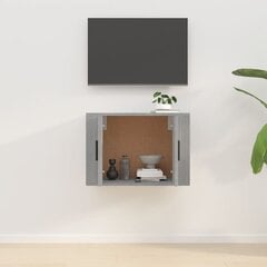 vidaXL sienas TV skapītis, pelēcīga ozolkoka krāsa, 57x34,5x40 cm cena un informācija | TV galdiņi | 220.lv