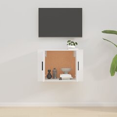 vidaXL sienas TV skapītis, balts, 57x34,5x40 cm цена и информация | Тумбы под телевизор | 220.lv