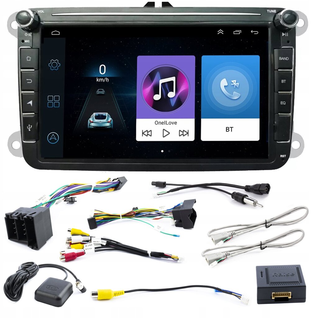 Multivides stacija 2 DIN ANDROID VW GOLF V VI 5 6 PASSAT B6 B7 cena un informācija | Auto magnetolas, multimedija | 220.lv