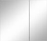 Sienas vannas istabas skapītis Notio Living Wessel 60, tumši pelēks/balts цена и информация | Vannas istabas skapīši | 220.lv