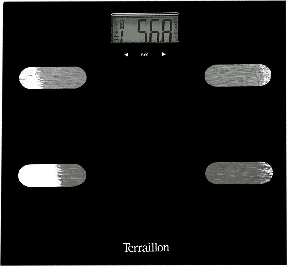 Terraillon Fitness Black cena un informācija | Ķermeņa svari, bagāžas svari | 220.lv