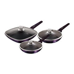 Berlinger Haus pannu komplekts Purple Eclipse, 6 daļu цена и информация | Cковородки | 220.lv