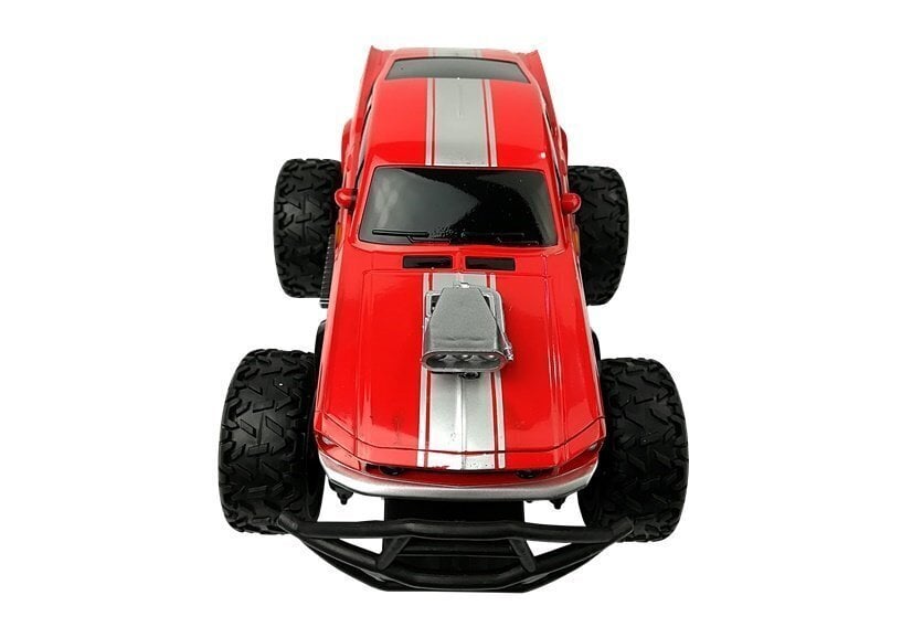 Climber Ar tālvadības pulti vadāms automobilis R/C 6,5 km/h High Wheels, sarkans цена и информация | Rotaļlietas zēniem | 220.lv