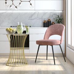 Барный стул CosmoLiving by Cosmopolitan Alexi, розовый цена и информация | Стулья для кухни и столовой | 220.lv