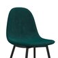 4-u ēdamistabas krēslu komplekts Calvin, zaļš cena un informācija | Virtuves un ēdamistabas krēsli | 220.lv
