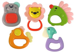 Коробка с погремушками Hola, 5 красочных деталей цена и информация | Игрушки для малышей | 220.lv