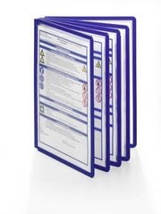 A4 rāmji dokumentu skapjiem Sherpa Durable, 5 gab., zili cena un informācija | Kancelejas preces | 220.lv