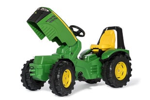 Детский трактор с педалями rollyX-Trac Premium John Deere 8400R (640034) цена и информация | Конструктор автомобилей игрушки для мальчиков | 220.lv