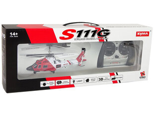 SYMA S111G Радиоуправляемый летающий вертолет с дистанционным управлением цена и информация | Игрушки для мальчиков | 220.lv