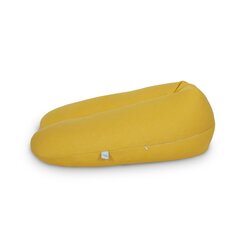 Подушка для кормления CebaBaby Flexi multi Caro, желтая, 190 см цена и информация | Подушки для беременных и кормящих | 220.lv