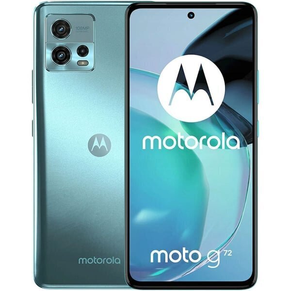 Motorola Moto G72 8/128GB Dual SIM PAVG0009RO Polar Blue цена и информация | Mobilie telefoni | 220.lv