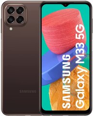 Samsung Galaxy M33 5G 6/128GB Dual SIM SM-M336BZNGEUE Brown cena un informācija | Mobilie telefoni | 220.lv