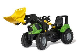 Педальный трактор RollyFarmtrac Deutz Agrotron 8280 TTV с фронтальным ковшом цена и информация | Конструктор автомобилей игрушки для мальчиков | 220.lv
