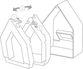 Кормушка для птиц Landhaus, Emsa, салатовый цена и информация | Скворечники, кормушки, клетки | 220.lv