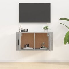 vidaXL sienas TV skapītis, betona pelēks, 80x34,5x40 cm цена и информация | Тумбы под телевизор | 220.lv
