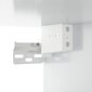 vidaXL sienas TV skapītis, spīdīgi balts, 80x34,5x40 cm цена и информация | TV galdiņi | 220.lv