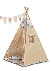 Палатка Apache, коричневая цена и информация | Детские игровые домики | 220.lv