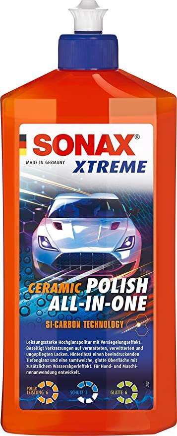 Sonax Xtreme pulēšanas pasta ,,All in One’’ ar keramikas efektu cena un informācija | Auto ķīmija | 220.lv
