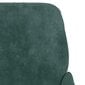 vidaXL atpūtas krēsls, tumši zaļš, 62x79x79 cm, samts цена и информация | Atpūtas krēsli | 220.lv