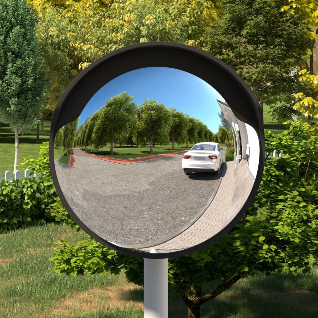 Sfērisks āra/ceļa spogulis, melns, 45cm, polikarbonāts цена и информация | Auto piederumi | 220.lv