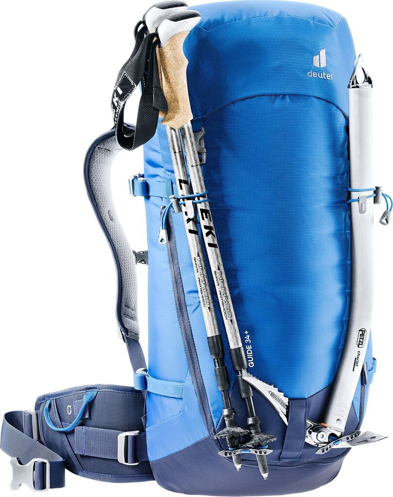 Ceļojumu mugursoma Deuter Guide 34 l + 8 l, zila cena un informācija | Sporta somas un mugursomas | 220.lv