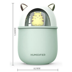 Gaisa mitrinātājs-iztvaicētājs Humidifier zaļš A108 cena un informācija | Gaisa mitrinātāji | 220.lv