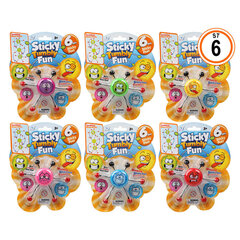 Figūras-uzlīmes Sticky Tumbly Fun 6 gab. цена и информация | Игрушки для мальчиков | 220.lv