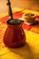Keramikas kafijas turka, katliņš turku kafijai, cezva, ibrik, kafijas kanna, 450 ml, šokolādes krāsa цена и информация | Kafijas kannas, tējkannas | 220.lv