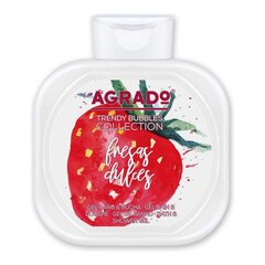 Dušas želeja Agrado Trendy Bubbles Zemene, 750 ml cena un informācija | Dušas želejas, eļļas | 220.lv