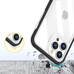 Clear 3in1 piemērots iPhone 14 Plus, melns цена и информация | Чехлы для телефонов | 220.lv