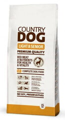 Sausā barība gados vecākiem suņiem Country Dog Light Senior, 15 kg cena un informācija | Sausā barība suņiem | 220.lv