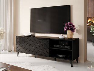 TV galds ZITOK 150 melna / melna laka cena un informācija | TV galdiņi | 220.lv