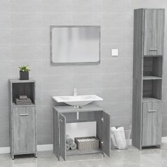Vannas istabas mēbeļu komplekts, pelēks цена и информация | Комплекты в ванную | 220.lv