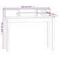 Rakstāmgalds vidaXL, 110x50x93 cm, balts cena un informācija | Datorgaldi, rakstāmgaldi, biroja galdi | 220.lv
