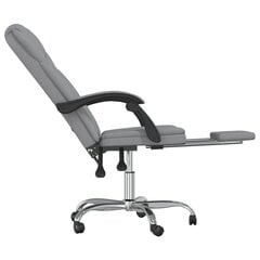 Atlaižams biroja krēsls, pelēks cena un informācija | Biroja krēsli | 220.lv