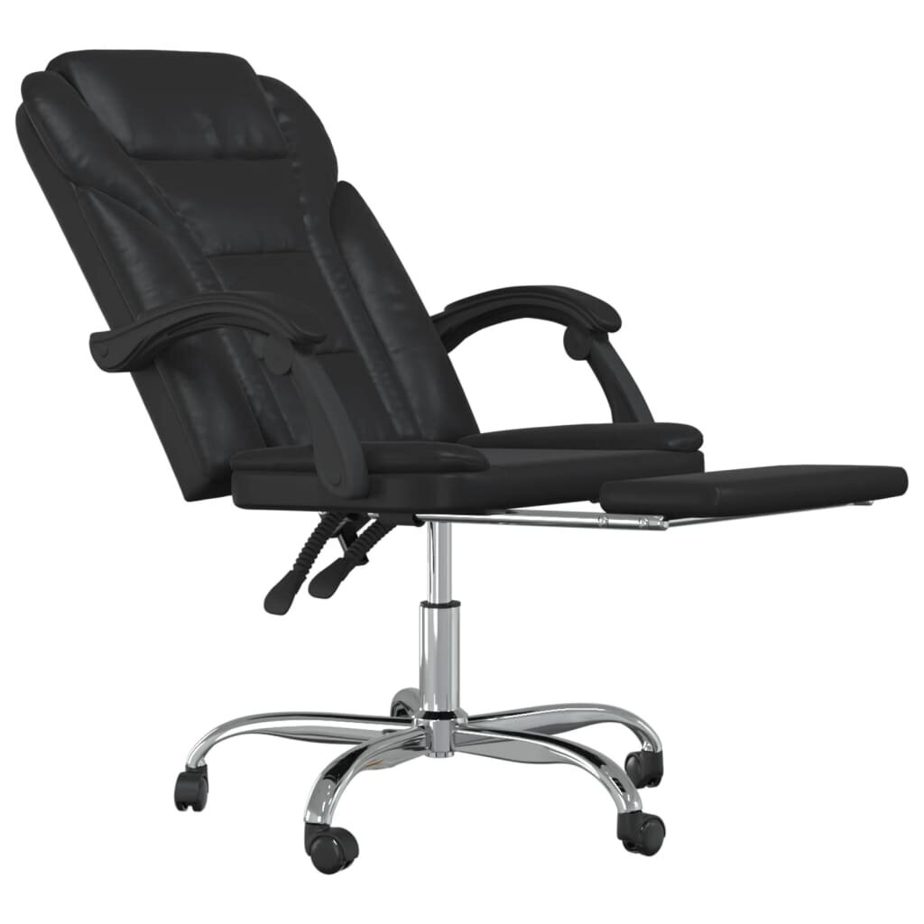 Atlaižams biroja krēsls, melns cena un informācija | Biroja krēsli | 220.lv