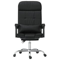Atlaižams biroja krēsls, melns cena un informācija | Biroja krēsli | 220.lv