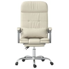 Atlaižams biroja krēsls, krēmkrāsas cena un informācija | Biroja krēsli | 220.lv