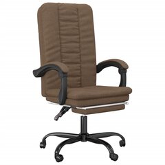 Atlaižams biroja krēsls, brūns cena un informācija | Biroja krēsli | 220.lv