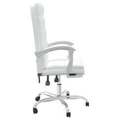 Atlaižams biroja krēsls, balts цена и информация | Офисные кресла | 220.lv