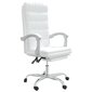 Atlaižams biroja krēsls, balts цена и информация | Biroja krēsli | 220.lv
