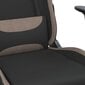 Spēļu krēsls ar kāju balstu, melns/brūns цена и информация | Biroja krēsli | 220.lv