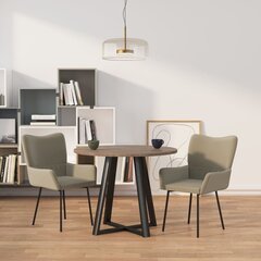 Обеденные стулья, 2 шт., серые  цена и информация | Стулья для кухни и столовой | 220.lv